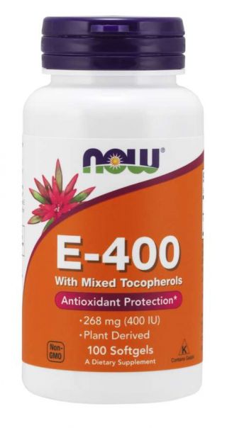 Now® Foods NOW Vitamin E 400 IU s tokoferoly
