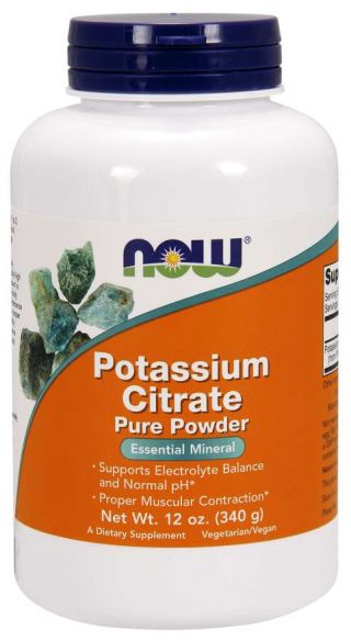 NOW Potassium Citrate Pure Powder